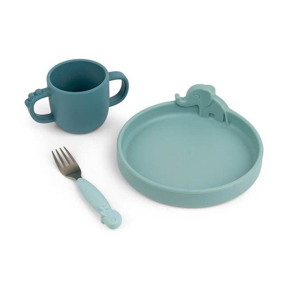 image ΣΕΤ ΦΑΓΗΤΟΥ PEEKABOO DINNER SET DEER FRIENDS- BLUE