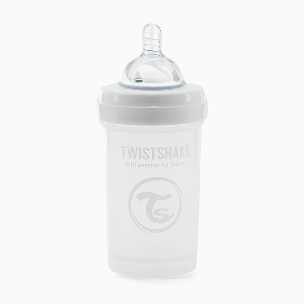 image - Twistshake Μπιμπερό Κατά Των Κολικών 180ml White 