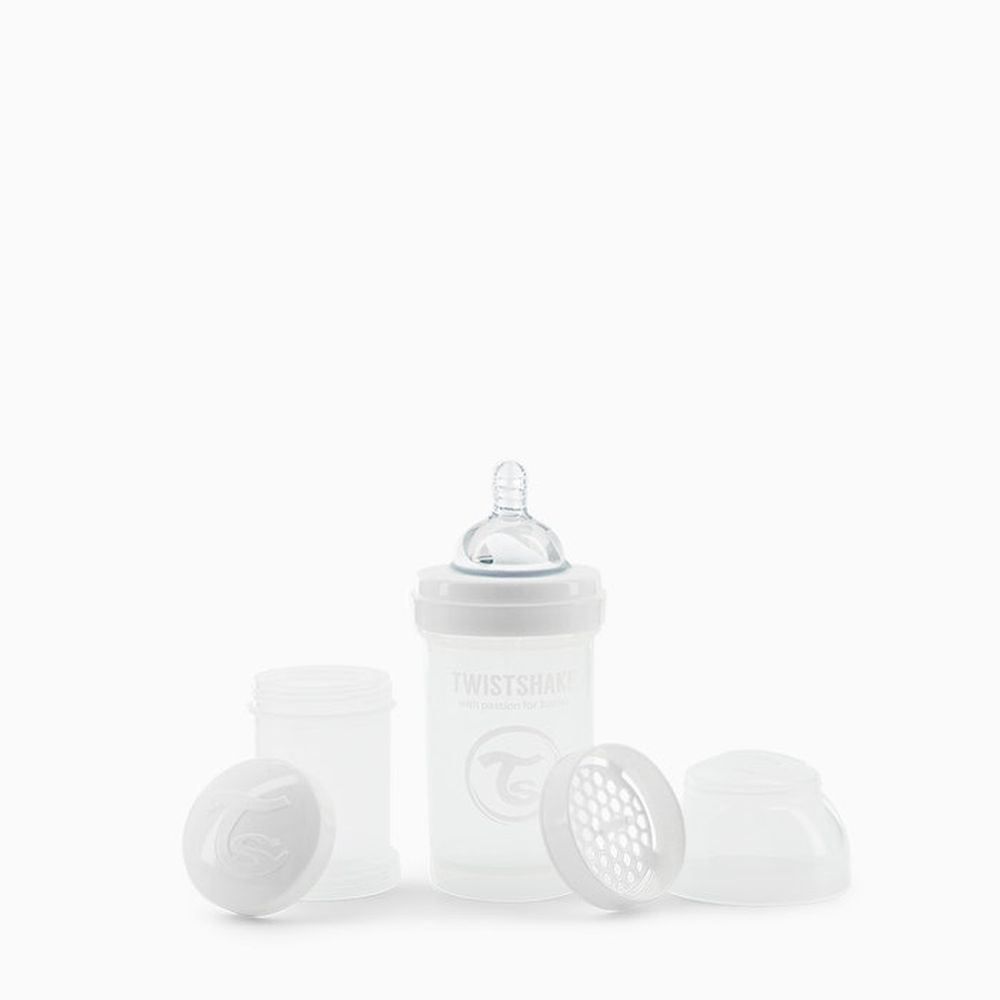 image - Twistshake Μπιμπερό Κατά Των Κολικών 180ml White 