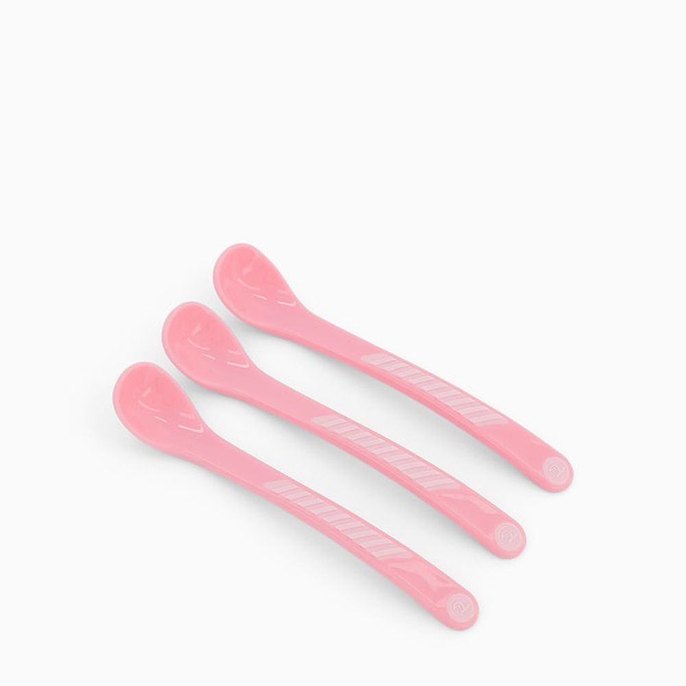 image Twistshake 3x Κουταλάκια Ταΐσματος 4+Μηνών Pastel Pink