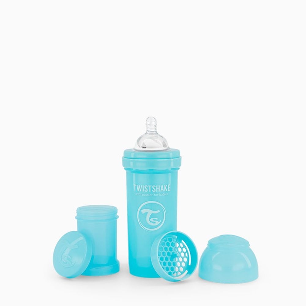 image - Twistshake Μπιμπερό Κατά Των Κολικών 260ml Pastel Blue 