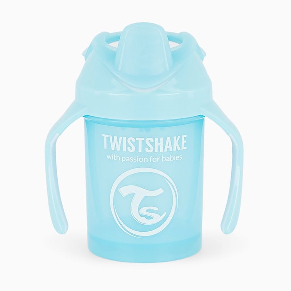 image - Twistshake Κύπελλο Mini Cup 230ml 4+Μηνών Pastel Blue Με Μίξερ Φρούτων 