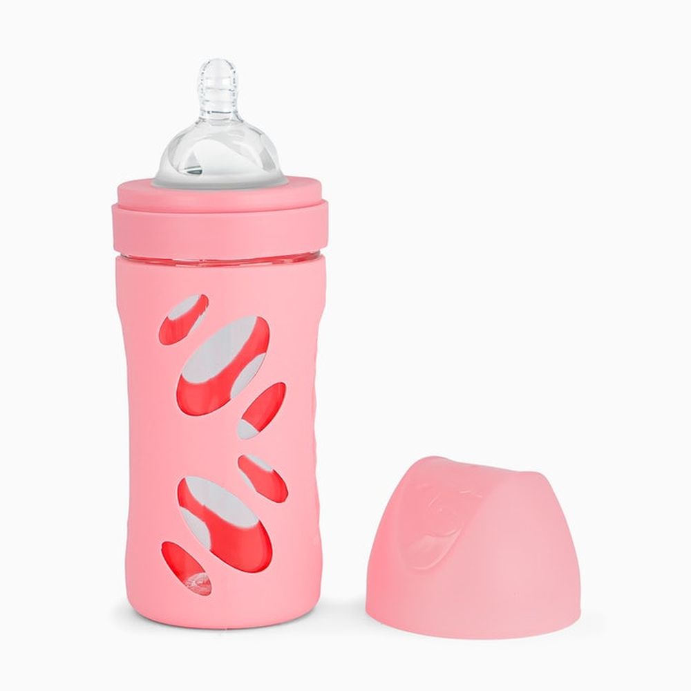 image Twistshake Μπιμπερό Κατά Των Κολικών 260ml Pastel Pink  GLASS