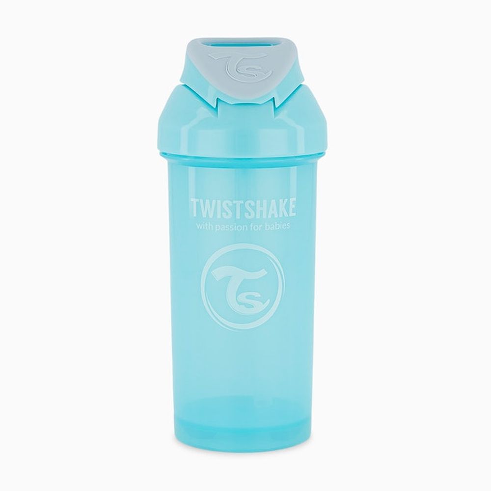 image - Twistshake Κύπελλο Straw Cup 360ml 6+Μηνών Pastel Blue 