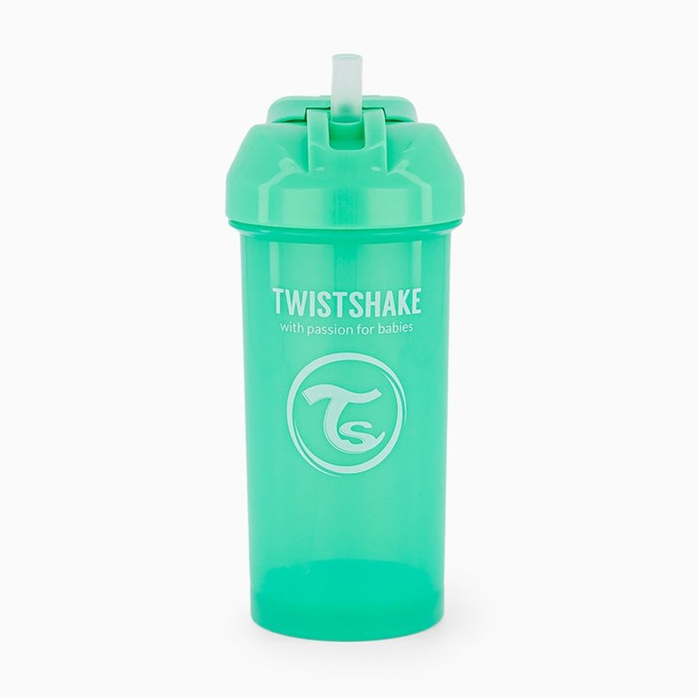 image Twistshake Κύπελλο Straw Cup 360ml 6+Μηνών Pastel Green