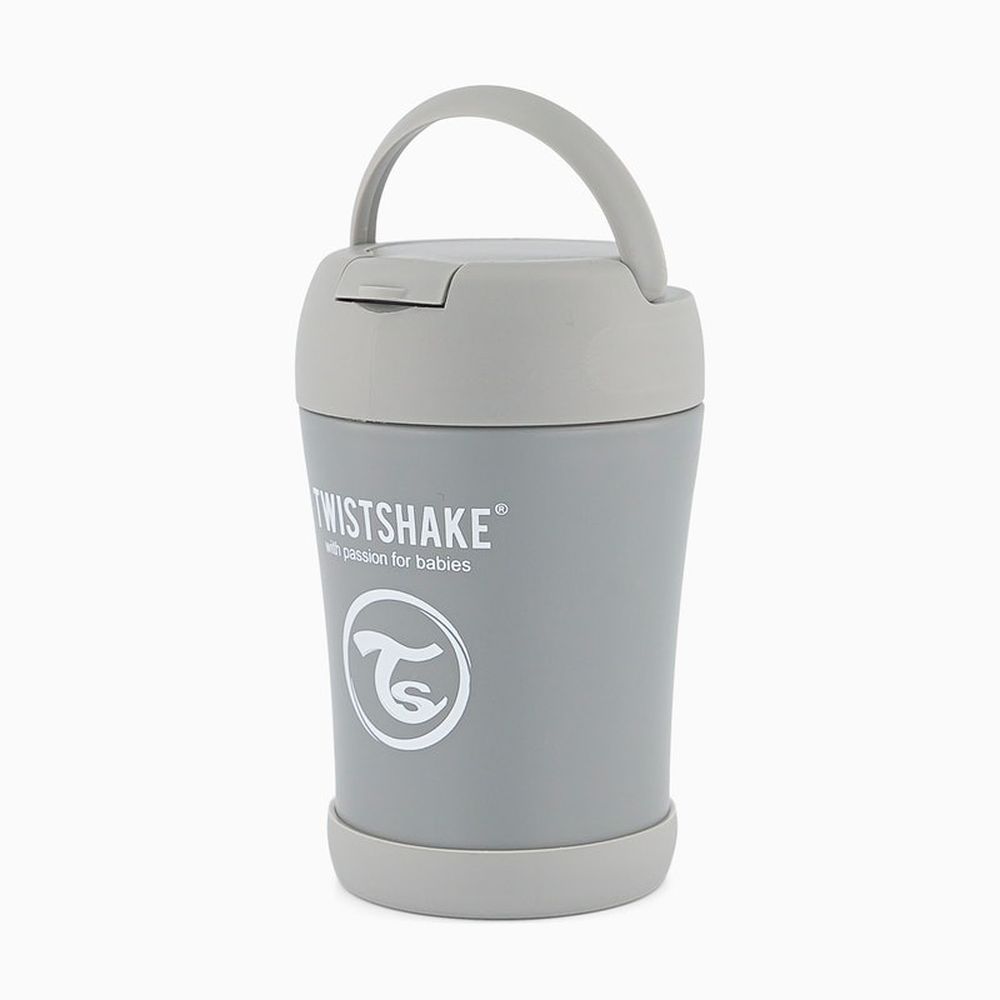 image - Twistshake Ισοθερμικό Δοχείο Φαγητού 350 ml Pastel Grey 