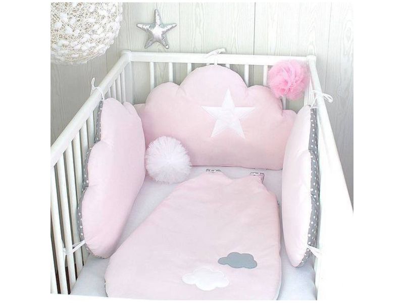 image Baby star Προίκα Μωρού Συννεφάκι ροζ 7709