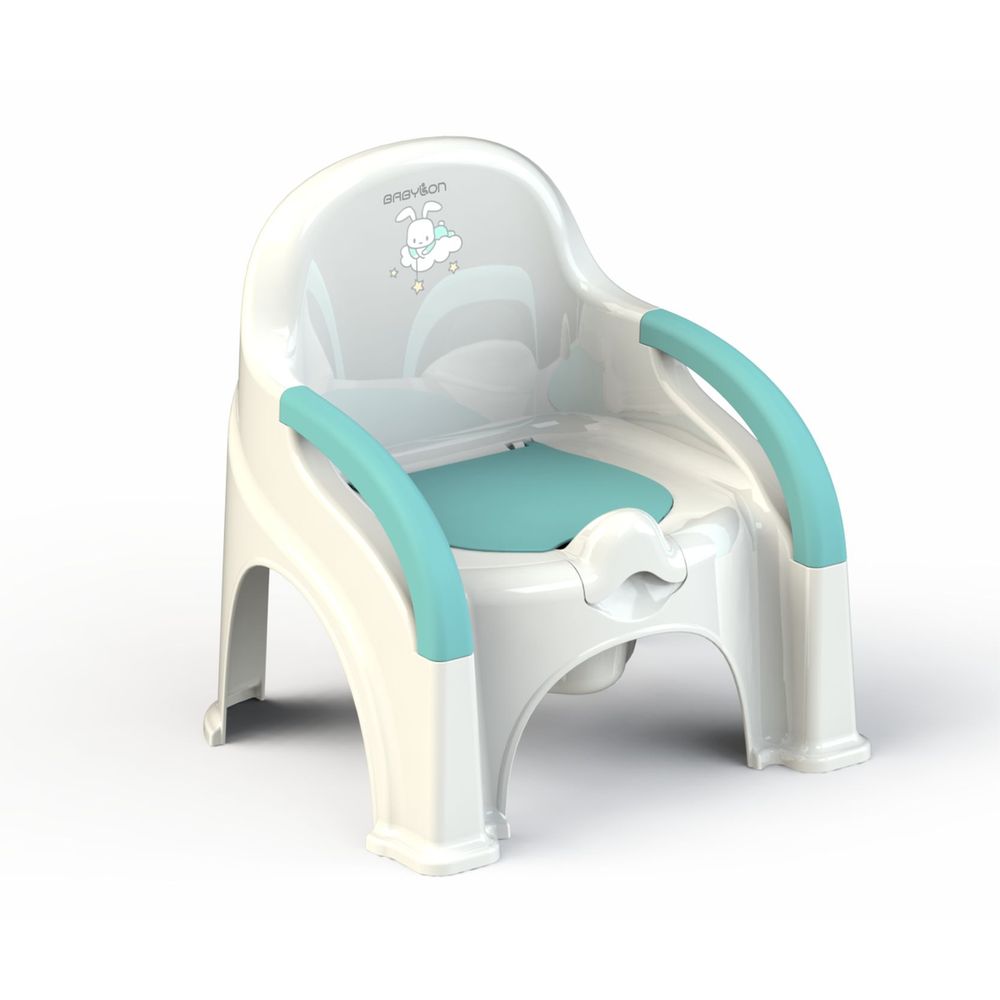 image - Babylon Εκπαιδευτικό Καρεκλάκι Γιογιό Chair Lux White Bunny 