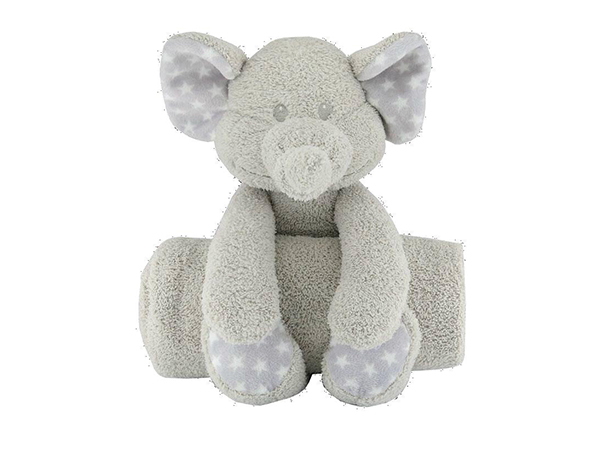 image PLUSH TOY WITH BLANKET ΑΡΚΟΥΔΑΚΙ ΜΕ ΚΟΥΒΕΡΤΟΥΛΑ