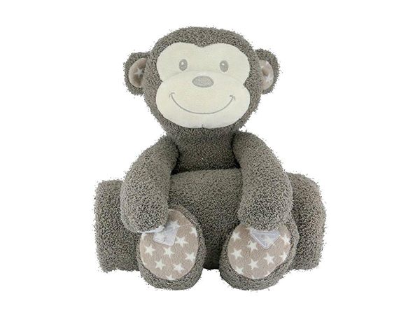 image PLUSH TOY WITH BLANKET ΑΡΚΟΥΔΑΚΙ ΜΕ ΚΟΥΒΕΡΤΟΥΛΑ