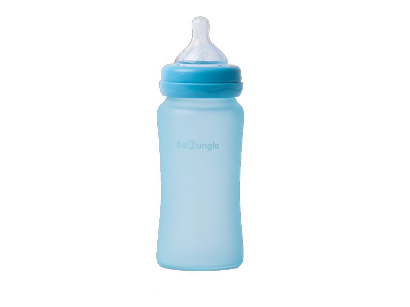 Επιλογή - Bo Jungle Thermo Bottle Γυάλινο Μπιμπερό 240ml Μπλε 0+Μ B.595100.TURQUOISE
