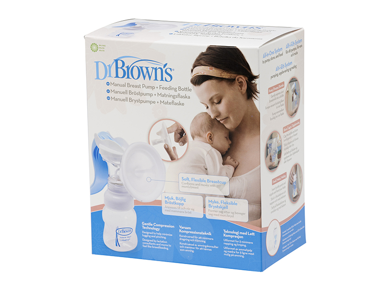 image - Dr. Brown's Θήλαστρο Χειροκίνητης Άντλησης 1008GB 