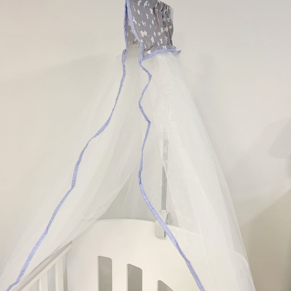 image FULL SIZE MOSQUITO NET COT 70Χ140 BLUE