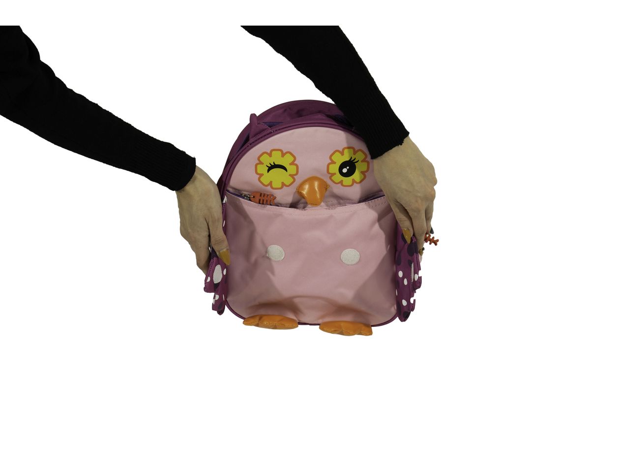 image - Σακκίδιο Παιδικό Owl Ροζ 