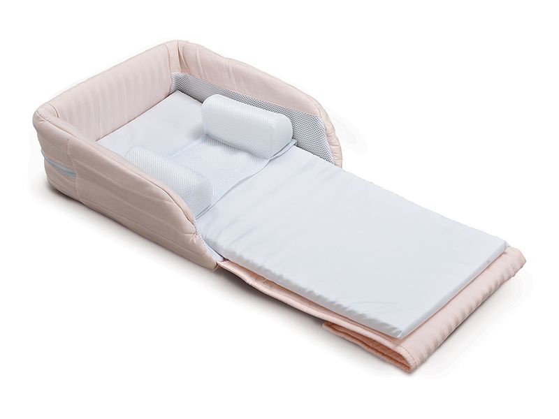 image Just Baby Easy Sleep Μαλακό Κρεβατάκι Με Υπνοσφηνάκι Ροζ 0+Μ JB.800.PINK