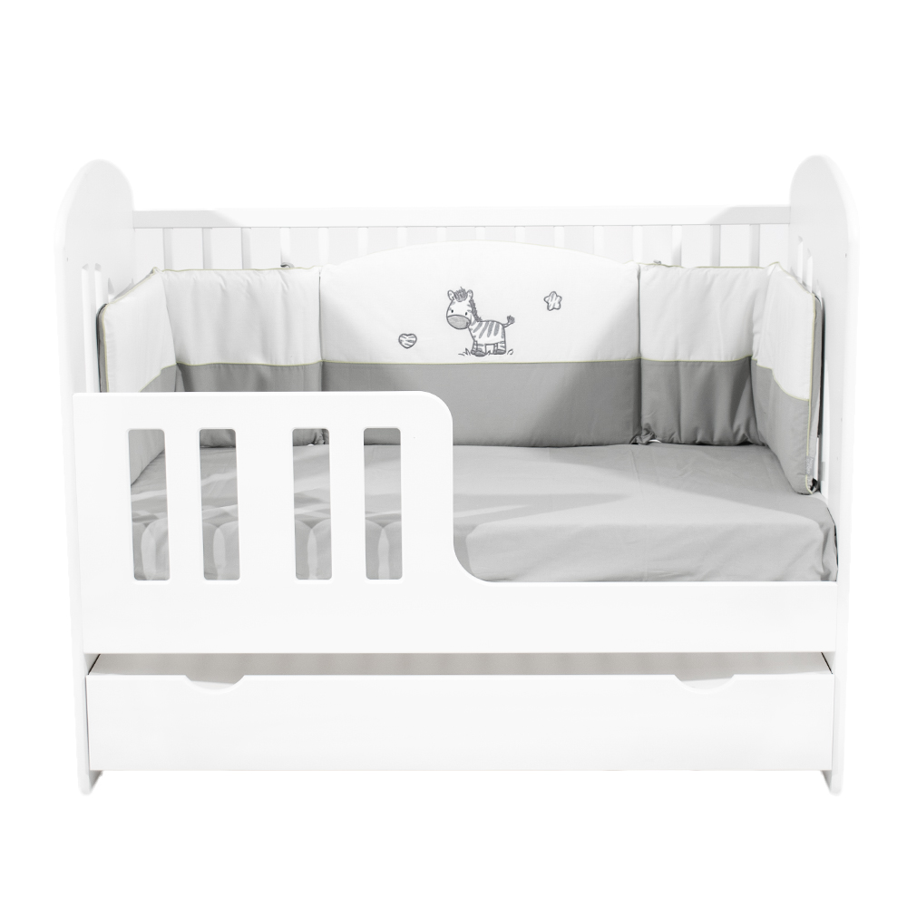 image - Just Baby Κρεβάτι Stern με Συρτάρι και Μπαριέρα 