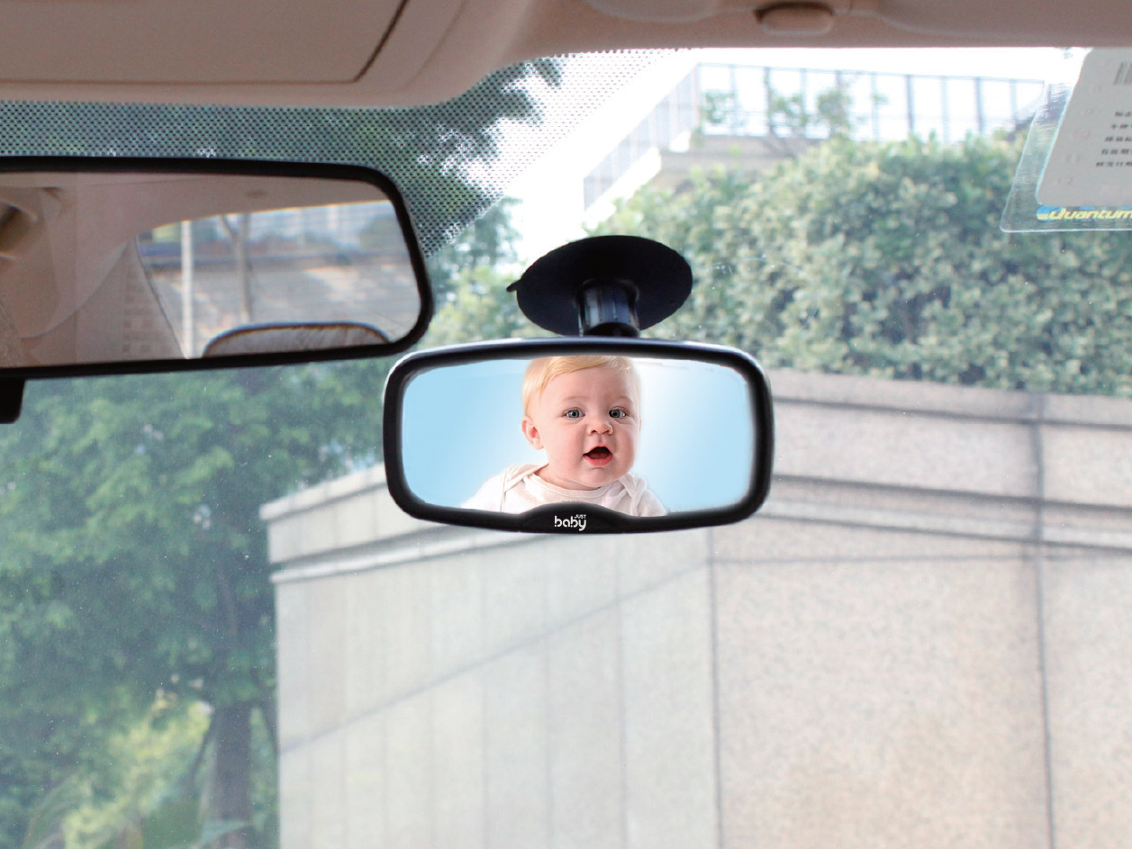 image - Just Baby Καθρέφτης Ελέγχου Αυτοκινήτου Για Μπροστά Μαύρος 0+Μ JB.7016 
