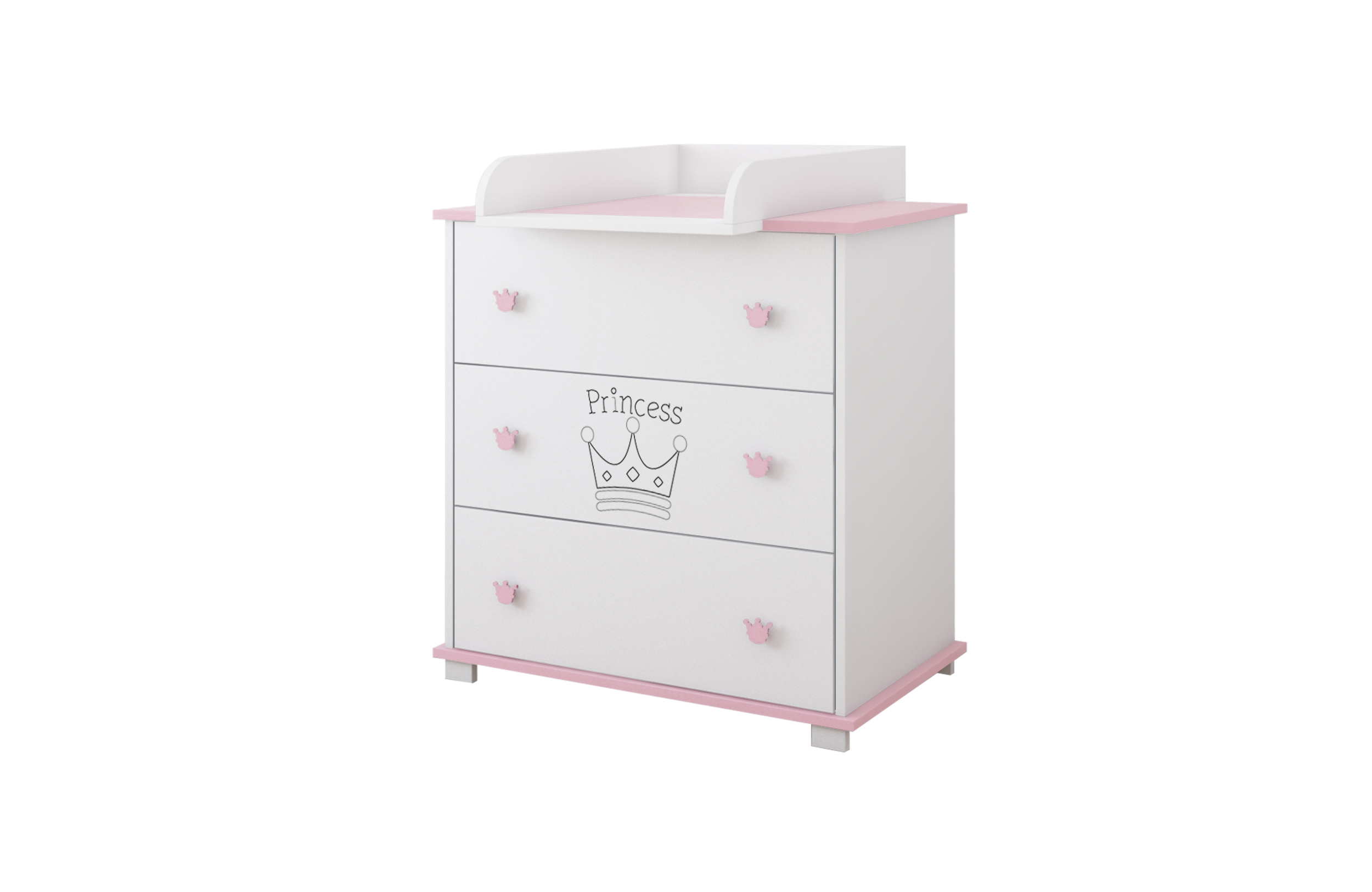 Just Baby Lucky Princess Συρταριέρα Ροζ 0+Μ JBF.31000.PINK image - Just Baby Lucky Princess Συρταριέρα Ροζ 0+Μ JBF.31000.PINK