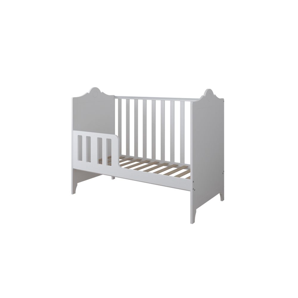 image - Just Baby Glamour Βρεφικό Κρεβάτι 60Χ120 Λευκό Με Συρτάρι 0+Μ JBF.40101 