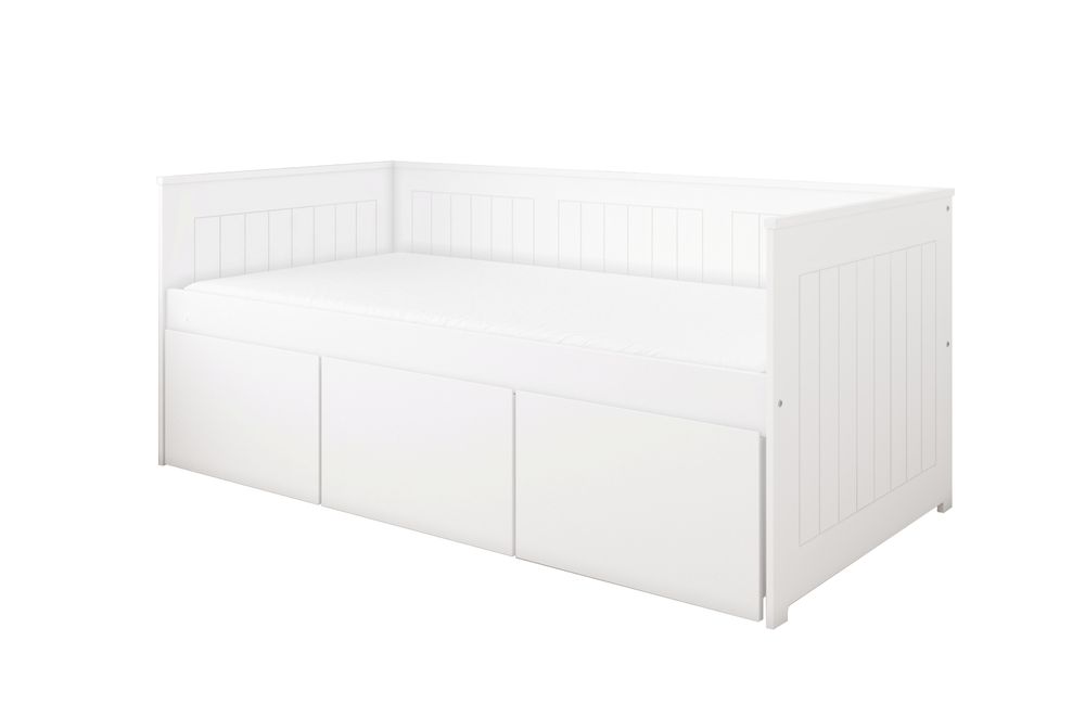 image - Just Baby Παιδικό Κρεβάτι box Με 3 Συρτάρια Λευκό 