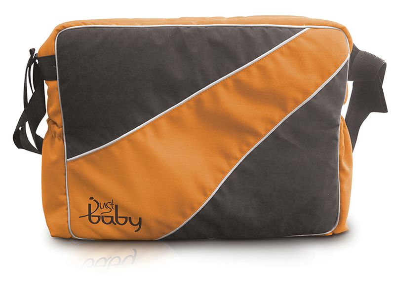 image Just Baby Τσάντα-Αλλαξιέρα Χιαστί Πορτοκαλί Με Μαύρο 0+Μ JB.9016.ORANGE