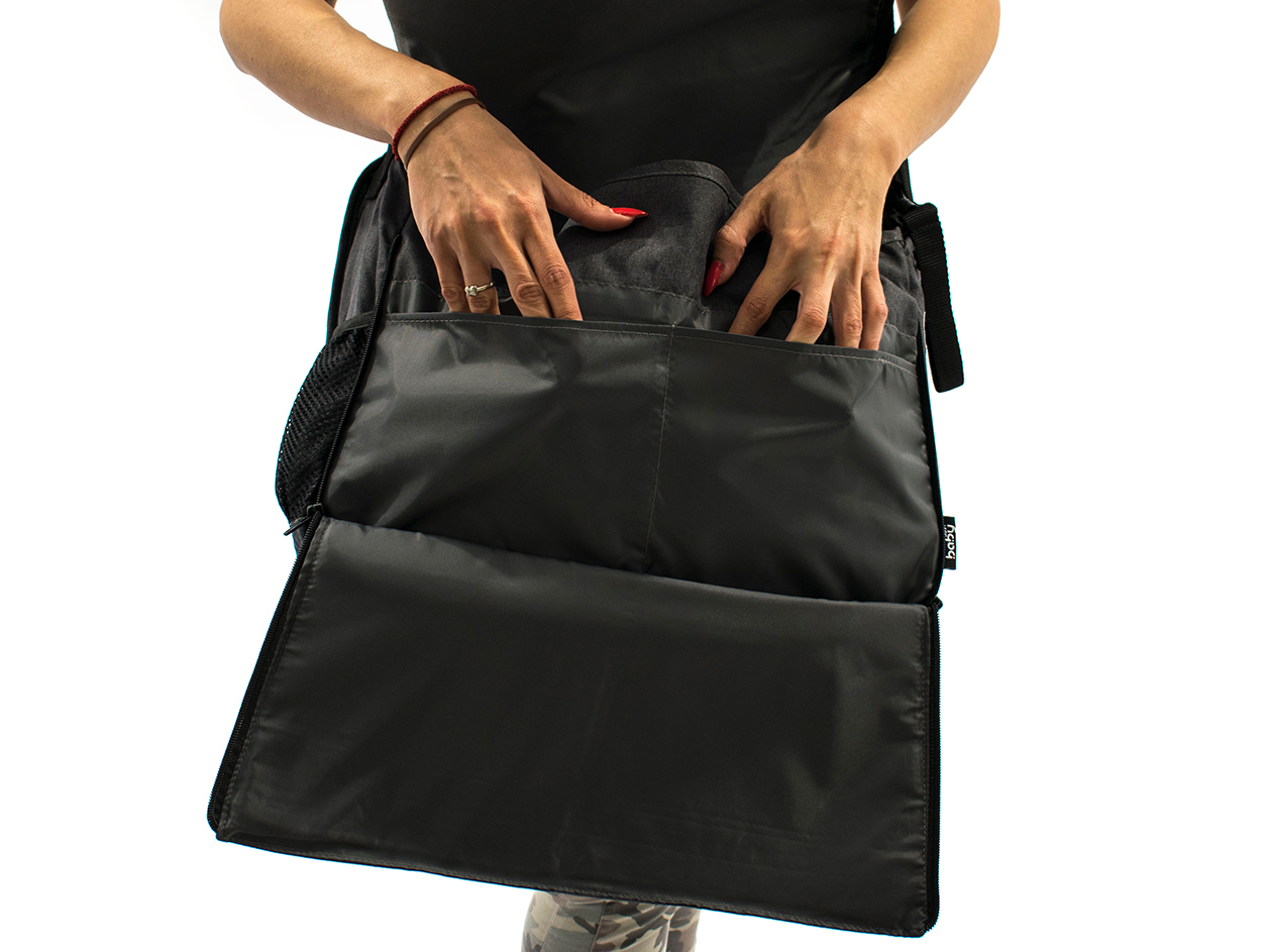 image - Just Baby Multi Bag Τσάντα-Αλλαξιέρα Χιαστί Γκρι 0+Μ JB.9020.GREY 