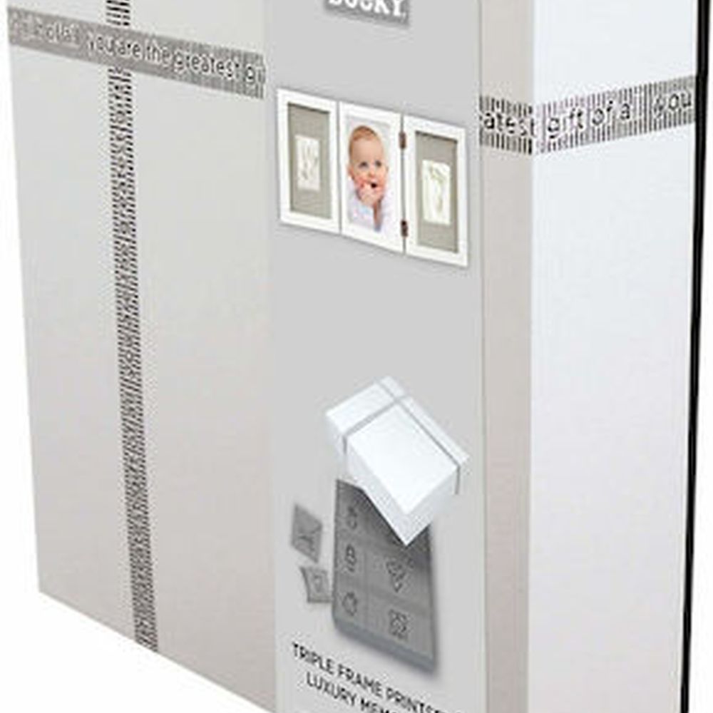 image Dooky HappyHands Κορνίζα Τριπλή 3D Memory Box Άσπρη 0+ 128301