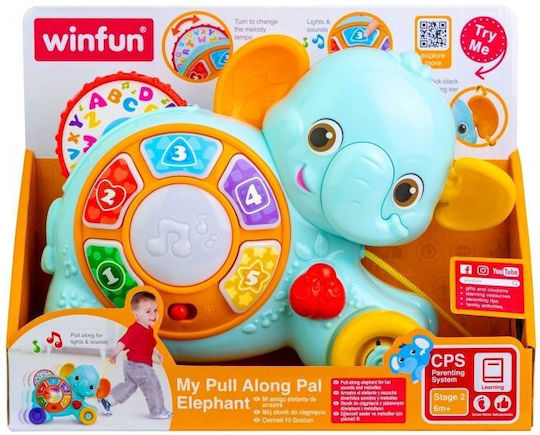 image Winfun Συρόμενο Ελεφαντάκη Pull Along 6+m  403285