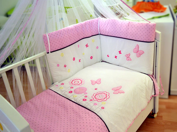 image Just Baby Προίκα Μωρού 3Τμχ Με Σχέδιο Λουλουδάκια Ροζ 0+Μ Q.40.SWEET.FLOWERS