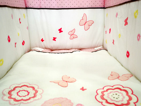 image - Just Baby Προίκα Μωρού 3Τμχ Με Σχέδιο Λουλουδάκια Ροζ 0+Μ Q.40.SWEET.FLOWERS 