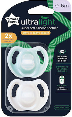 image Tommee Tippee Πιπίλα Σιλικόνης Ultralight 0-6Μ TT.43346101