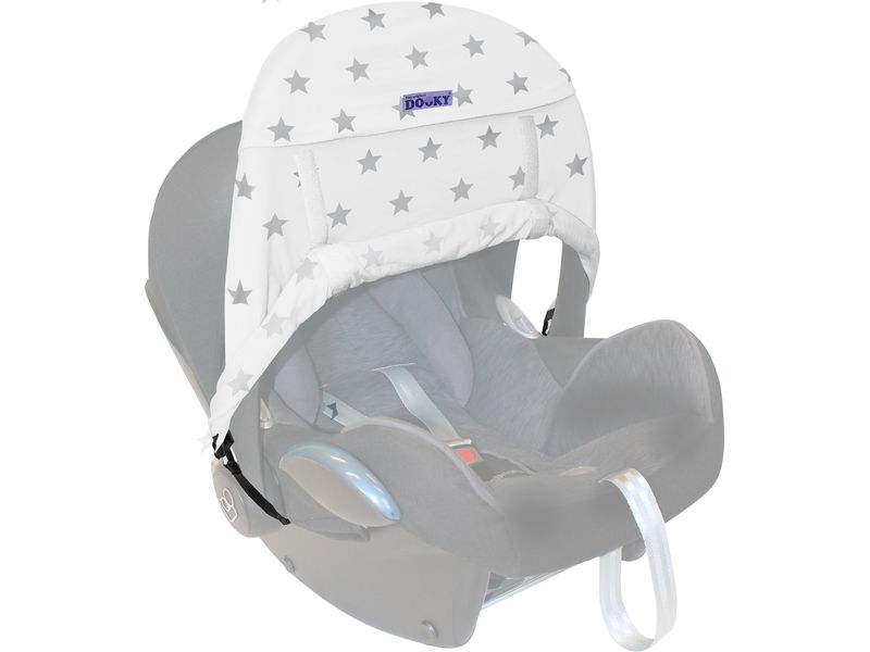 Dooky Ύφασμα Σκίαστρο Zero+ Silver Stars 126317 image - Dooky Ύφασμα Σκίαστρο Zero+ Silver Stars 126317