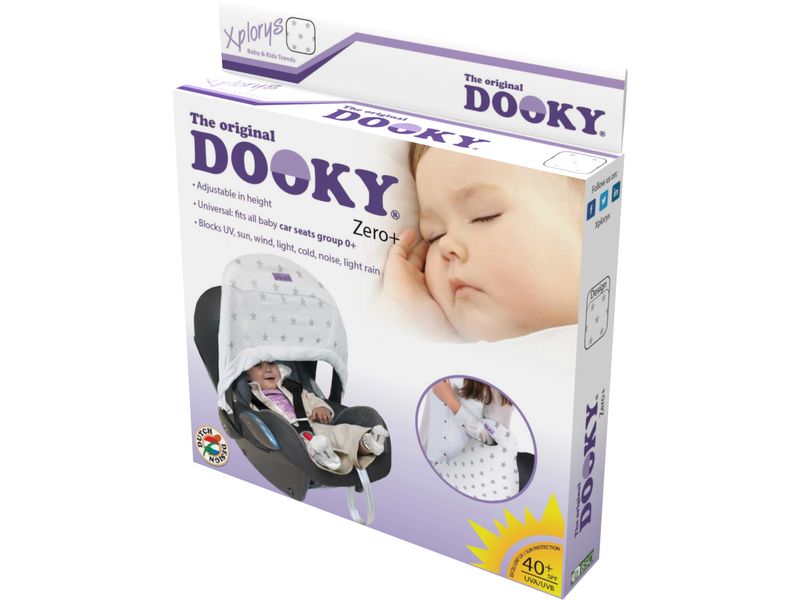 Dooky Ύφασμα Σκίαστρο Zero+ Silver Stars 126317 image - Dooky Ύφασμα Σκίαστρο Zero+ Silver Stars 126317