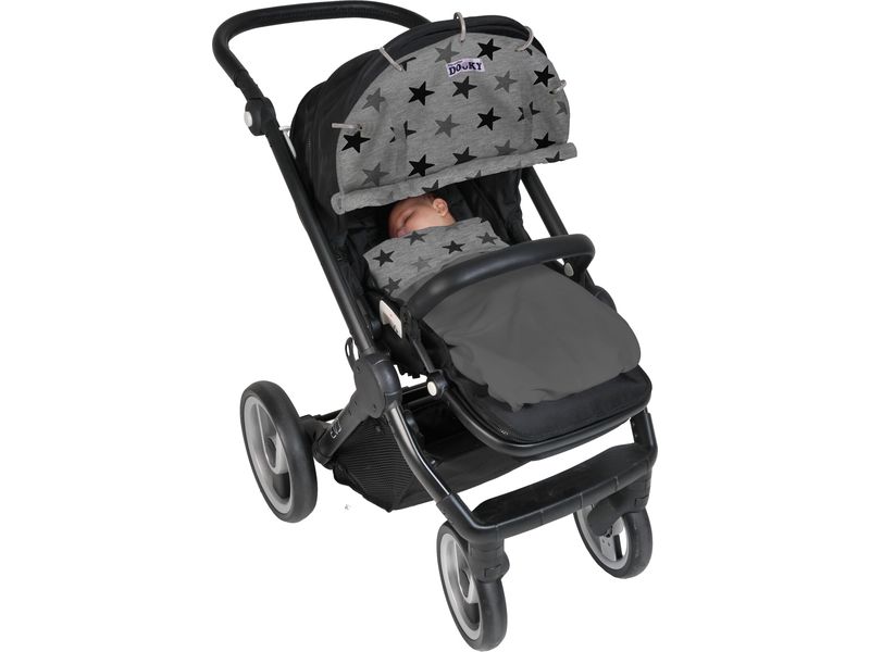 Dooky Ύφασμα Σκίαστρο Grey Stars 126616 image - Dooky Ύφασμα Σκίαστρο Grey Stars 126616