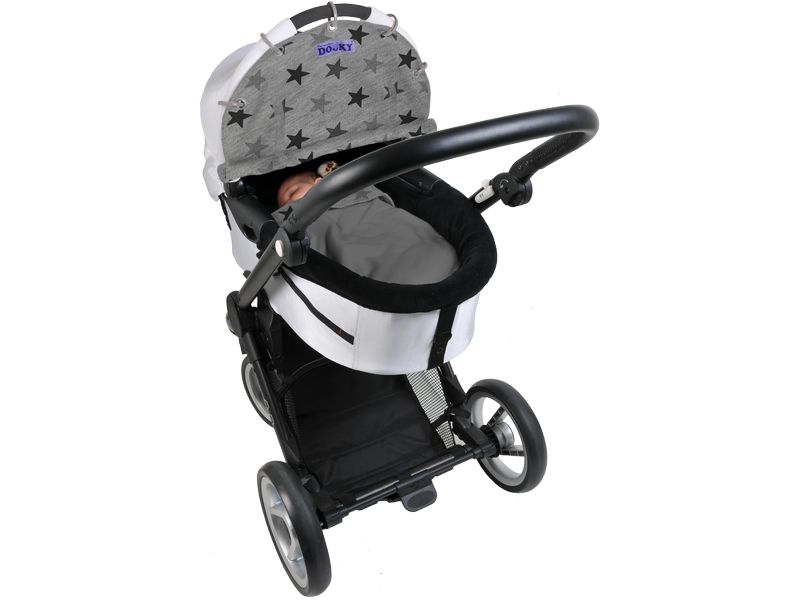 Dooky Ύφασμα Σκίαστρο Grey Stars 126616 image - Dooky Ύφασμα Σκίαστρο Grey Stars 126616