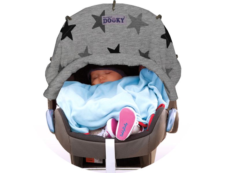 Dooky Ύφασμα Σκίαστρο Grey Stars 126616 image - Dooky Ύφασμα Σκίαστρο Grey Stars 126616