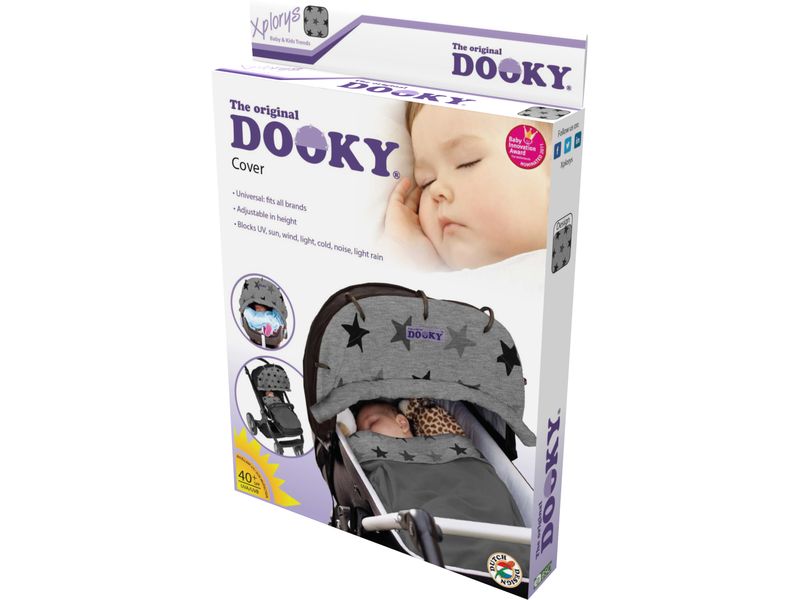 Dooky Ύφασμα Σκίαστρο Grey Stars 126616 image - Dooky Ύφασμα Σκίαστρο Grey Stars 126616